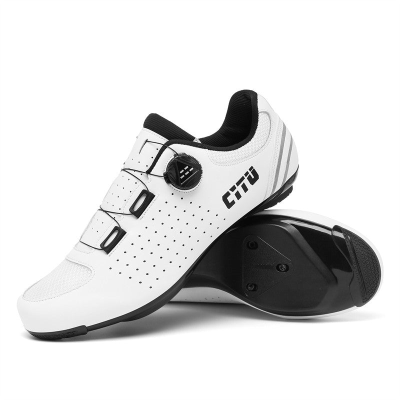 Bicycle shoes this year's new cross-border men's and women's couple's cycling shoes outdoor off-road lock shoes lock-free rubber shoes