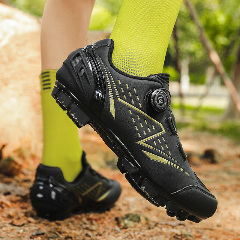 New Professional Cycling Shoes Men's Unlocked Mountain Bike Bicycle Shoes Road Bike Lock Shoes Unlocked Bicycle Women's Spring