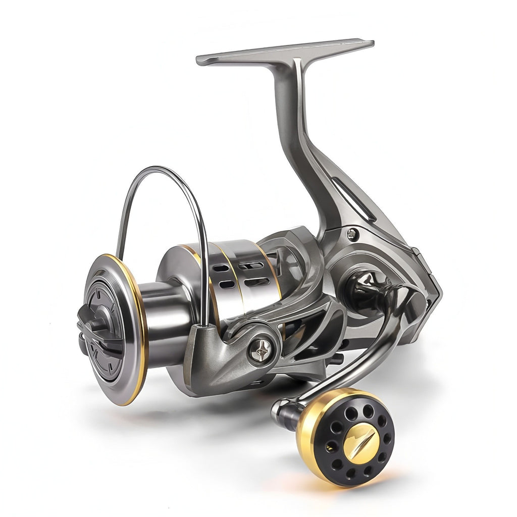 Cross-Border Manufacturer All-Metal Fishing Reel Spinning Reel Fishing Line Reel Lure Reel Spinning Reel Special Long-Distance Casting Spinning Reel