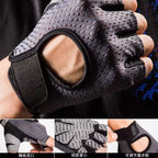 Fitness Gloves Half-Finger Men's and Women's Breathable Mesh Gym Sports Yoga Non-Slip Anti-Callousing Cycling Sports Gloves