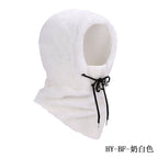 Cross-border Autumn and Winter Outdoor Riding Mask Sports Windproof Cold-proof Warm Hat Scarf Double-sided Arctic Fleece Headgear Face Protection