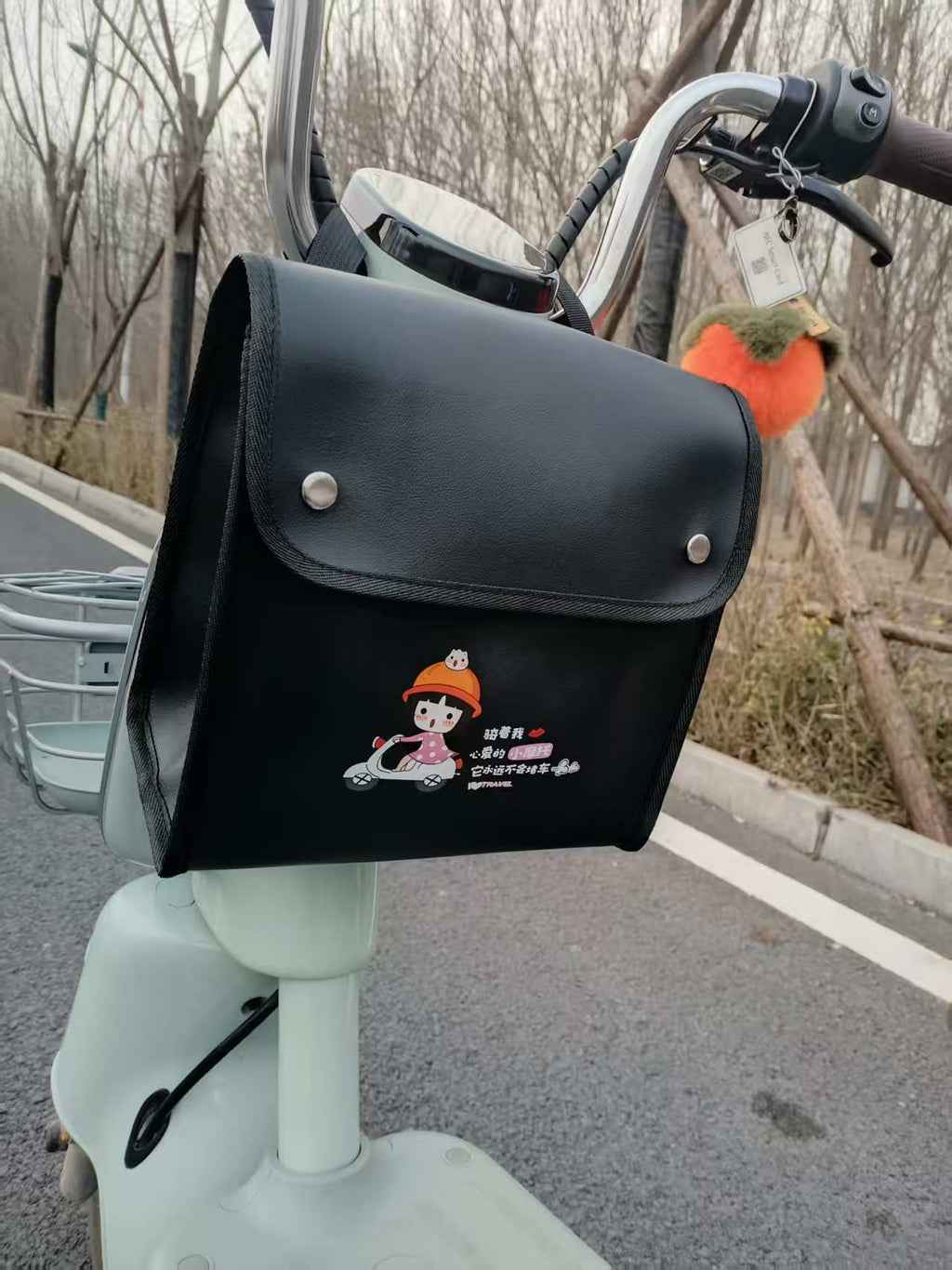 Electric Scooter Hanging Bag for Storing Phone and Charger, Dedicated for Bicycle Riding Phone Charging