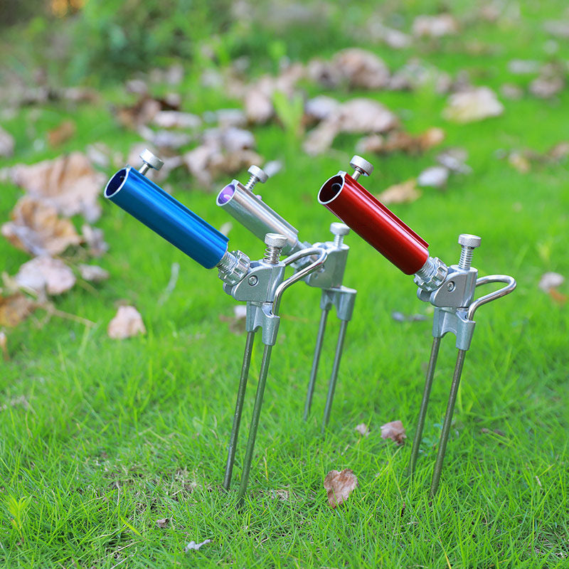 Fishing Bracket Floor Insertion Battery Rod Multifunctional Wild Fishing Universal Stainless Steel Fishing Rod Rod Bracket Floor Insertion Fishing Tools