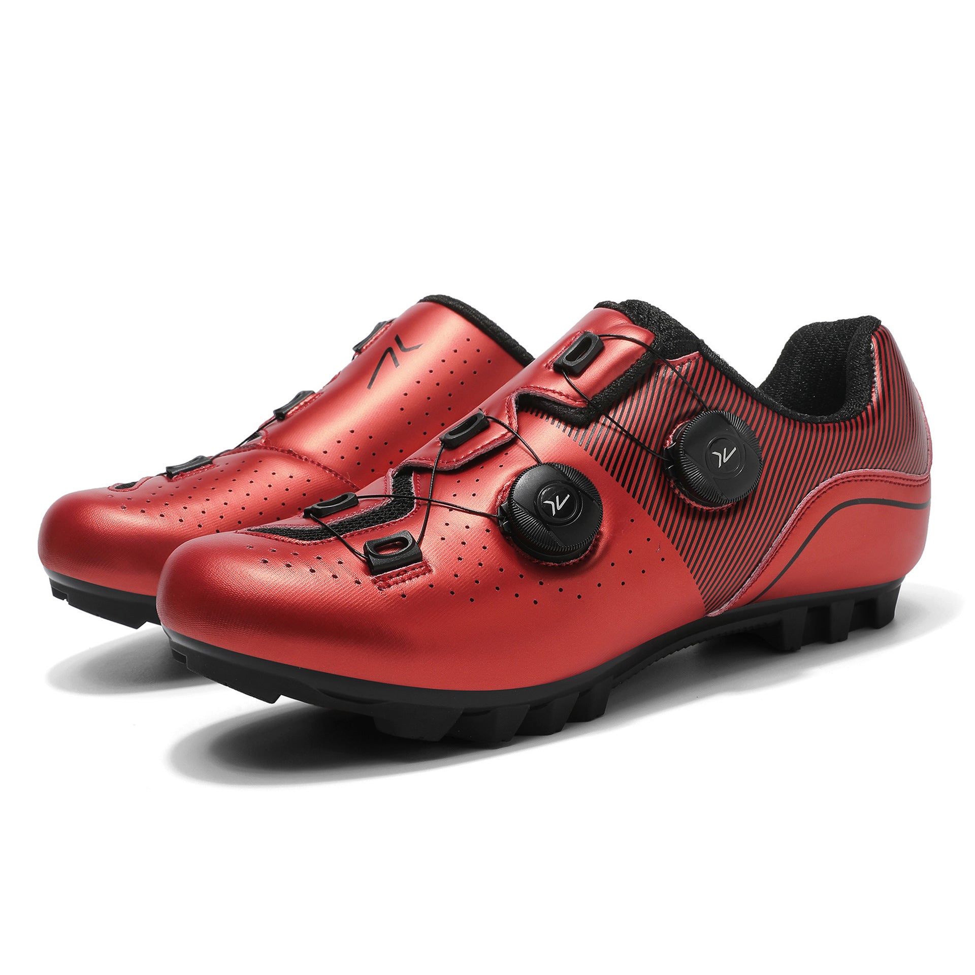 New Color Scheme Road Cycling Shoes, Outdoor Shoes with Locks, Mountain Biking Shoes, Power-Assisted Cycling Shoes, Summer Casual Non-Slip Shoes