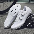 2025 New Summer Bag-Soled Road Bike Lock Shoe Set for Men Breathable Seamless Lock-Free Cycling Shoes Nylon Hard Sole