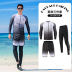 Diving suit women's new couple anti-DDoS swimsuit split long-sleeved trousers quick-drying surfing snorkeling suit jellyfish suit men