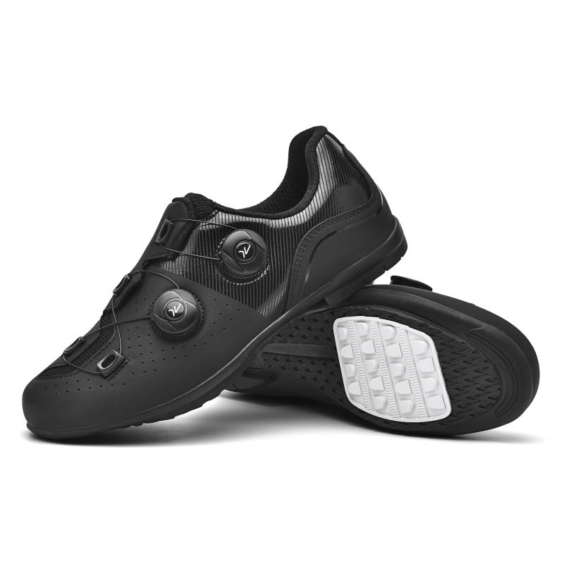 Cycling Shoes Outdoor Riding Shoes Non-Lock Rubber Sole Road Sole Mountain Sole Outdoor Cross-Border Popular Double Buckle Lock Shoes