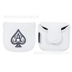 Golf club cover Square putter cover a variety of PU waterproof fabric inside thickened plush protective magnetic cap cover