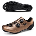 Cross-border New Road Car Lock Shoes Hard Bottom Bike Shoes suit Breathable Lockless Cycling Shoes Men's Mountain Bicycle Shoes