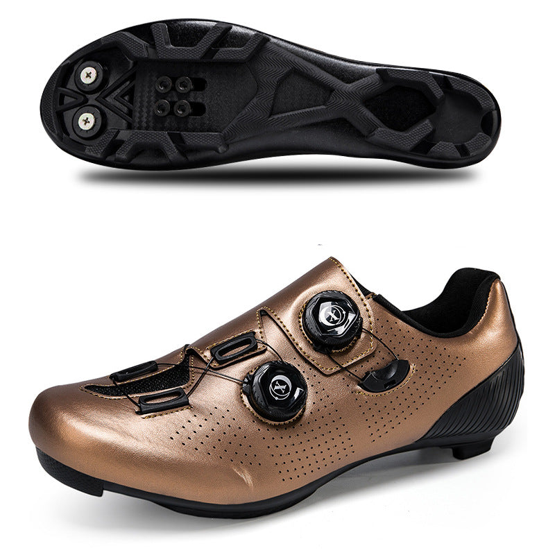 Cross-border New Road Car Lock Shoes Hard Bottom Bike Shoes suit Breathable Lockless Cycling Shoes Men's Mountain Bicycle Shoes
