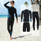 Sun Protection Quick-Drying Diving Suit Split Long-Sleeved Long Pants Swimwear Jellyfish Suit Couple Warm Men's Swimwear Women's Surfing Suit