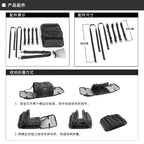 Rhinowalk rhino walk 80L can expand Motorcycle Tail bag retractable rear seat bag multifunctional tail bag