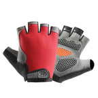 Cycling Gloves Fitness Half-Finger Spring and Summer Men's and Women's Mountain Bike Short-Finger Non-Slip Shock-Absorbing Breathable Quick-Drying