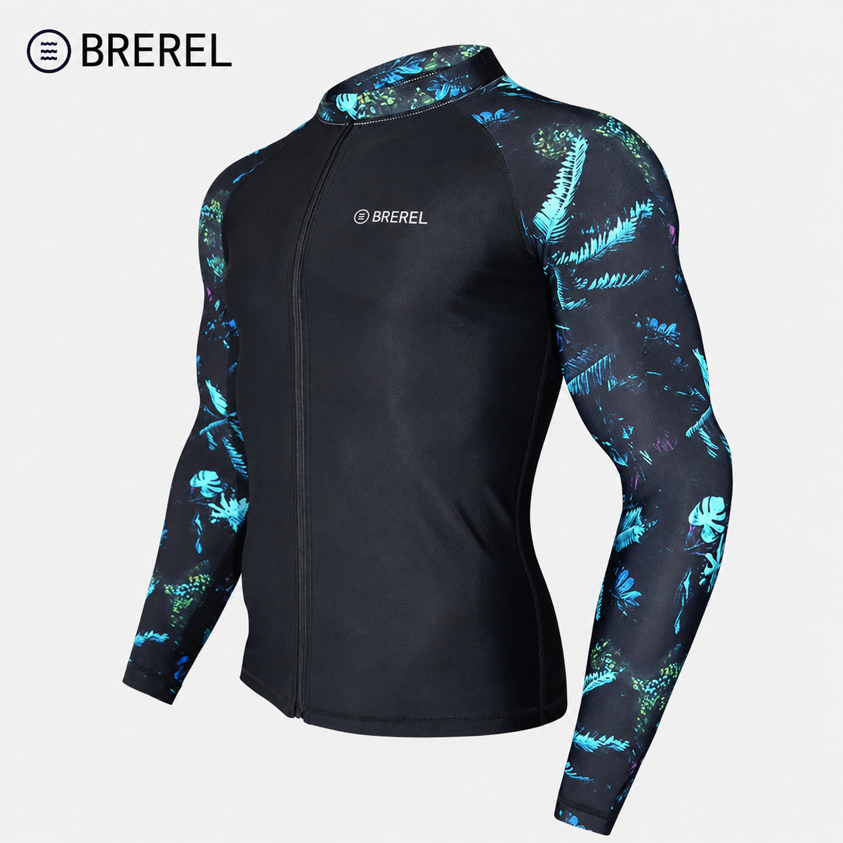 Sun Protection Swimsuit Men's Surfing Suit Split Quick-Drying Tight Jellyfish Suit Snorkeling Suit Wetsuit Full Body Long-Sleeved Trousers