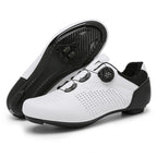Bicycle Shoes, Cycling Shoes, Men's and Women's Road Bike Lock Shoes, Mountain Bike Assist Shoes, Hard-Soled, Lightweight, Breathable, Outdoor