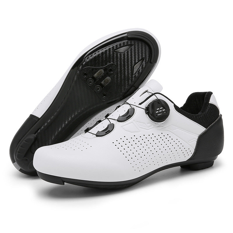 Bicycle Shoes, Cycling Shoes, Men's and Women's Road Bike Lock Shoes, Mountain Bike Assist Shoes, Hard-Soled, Lightweight, Breathable, Outdoor