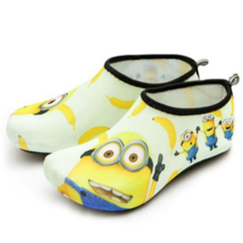 Color cartoon soft bottom beach diving socks spot men's and women's swimming shoes snorkeling diving shoes backwater shoes beach socks