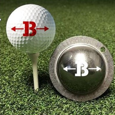 Golf ball scribing ball painting stainless steel variety of choice DIY tool 80 patterns optional