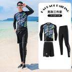 Diving suit women's new couple anti-DDoS swimsuit split long-sleeved trousers quick-drying surfing snorkeling suit jellyfish suit men