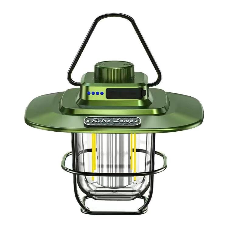 Retro camping light LED ceiling light tent light horse light strong light portable charging portable light multifunctional camping light