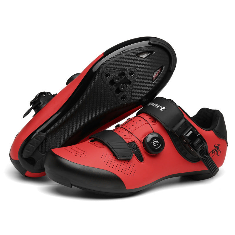 Factory Direct Supply Cross-border plus size Riding Shoes Hard Sole Outdoor Mountain Bicycle Lock Shoes Breathable Road Bike Shoes