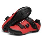 Factory Direct Supply Cross-border plus size Riding Shoes Hard Sole Outdoor Mountain Bicycle Lock Shoes Breathable Road Bike Shoes