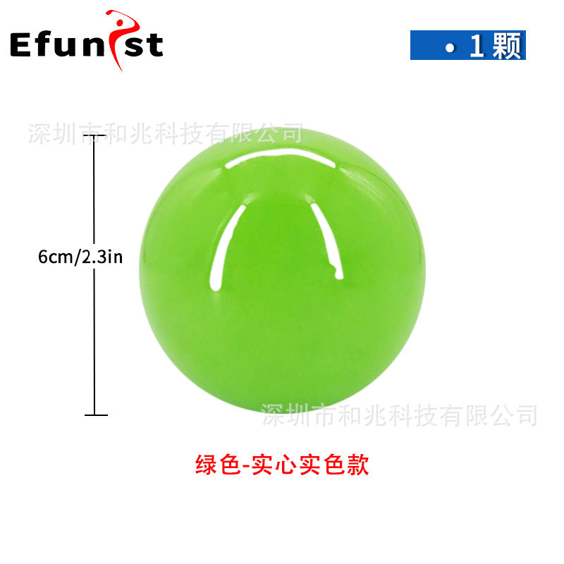 Golf Park Ball 60mm New Three-layer Ball Outdoor LED Luminous Ball Solid Color Night Flash Ball