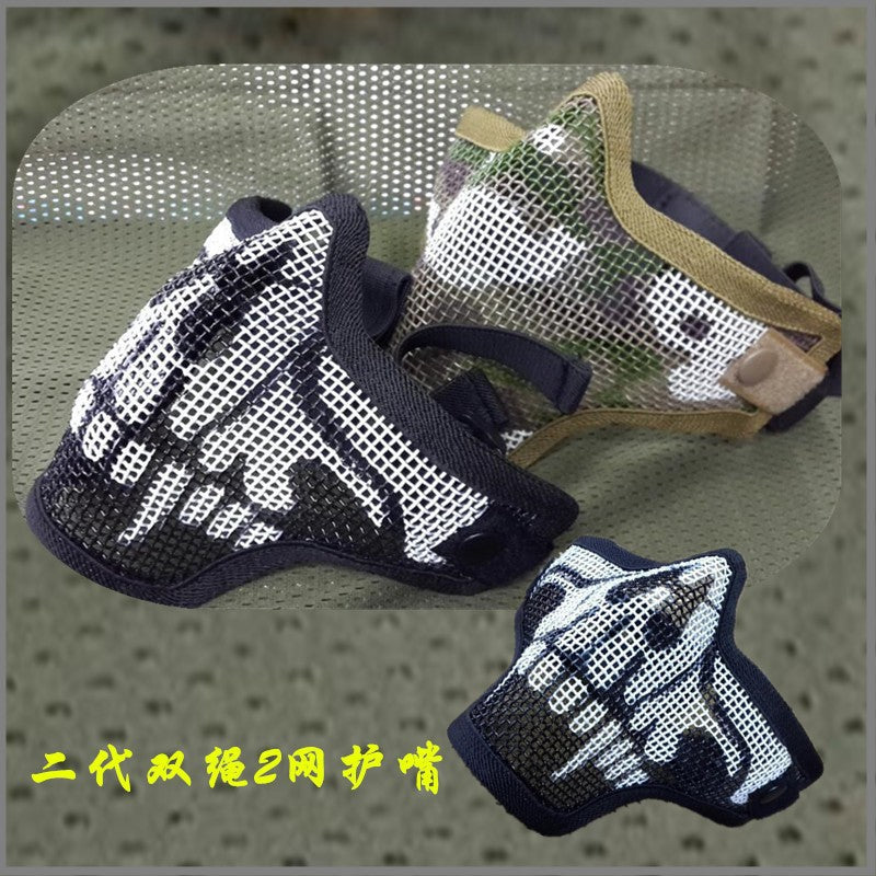 Tmc Second Generation Breathable Mouthguard Tactical Camouflage Iron Mesh Steel Wire V1 Protective Mask Mask Factory Direct Sale