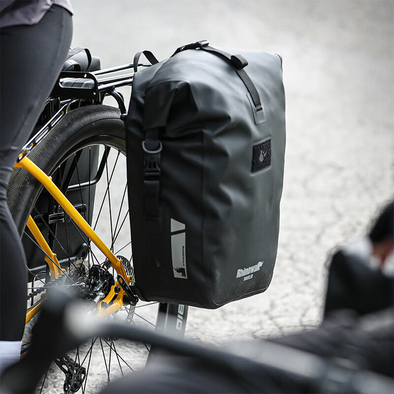 Rhinowalk Long-Distance Cycling Fully Waterproof Camel Bag Bicycle Front and Rear Rack Pannier Bag 4 Sizes