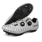 Factory direct road race outdoor cycling shoes double rotating buckle plus size foreign trade lock cycling shoes