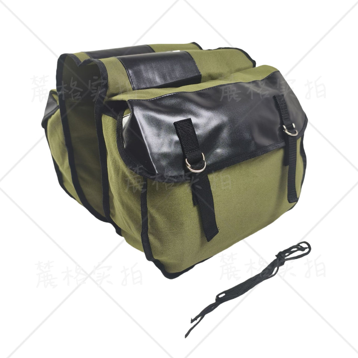 Y Cross-Border Weighted Cycling Bag, Old Model Bicycle Rear Pannier Bag, Mountain Bike Motorcycle Equipment Bag, Durable Canvas