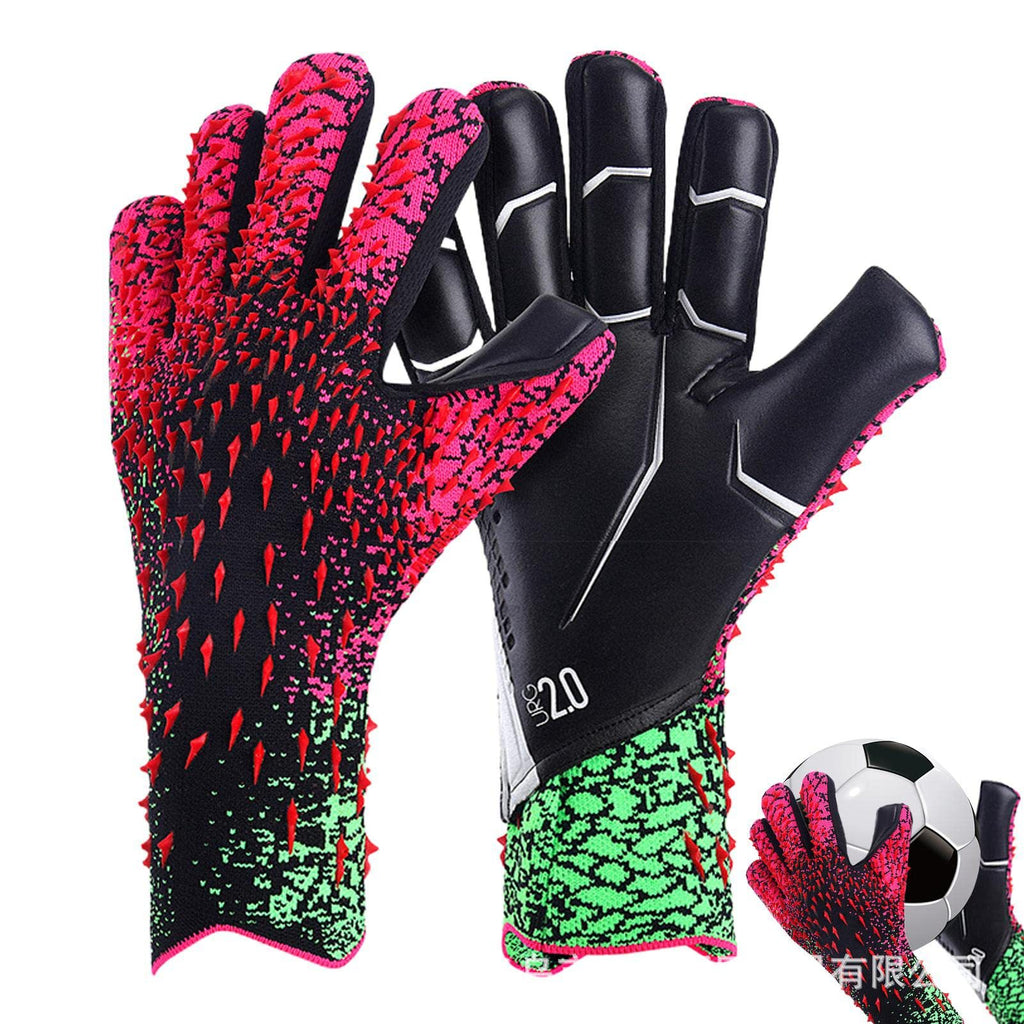 Goalkeeper Gloves Football Player Professional Gloves Children Adult Goalkeeper Gloves Wear-Resistant Non-Slip Breathable Wholesale