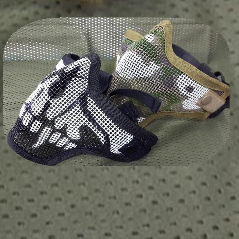 Tmc Second Generation Breathable Mouthguard Tactical Camouflage Iron Mesh Steel Wire V1 Protective Mask Mask Factory Direct Sale