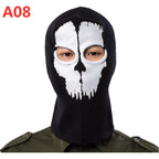 Cross-border manufacturers Halloween cs headgear call of duty personality ghost headgear windproof warm riding headgear mask