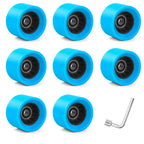 Double-row roller skates wear-resistant carpool four-wheel skates high hardness speed pulley roller skates skateboard universal Pu wheel