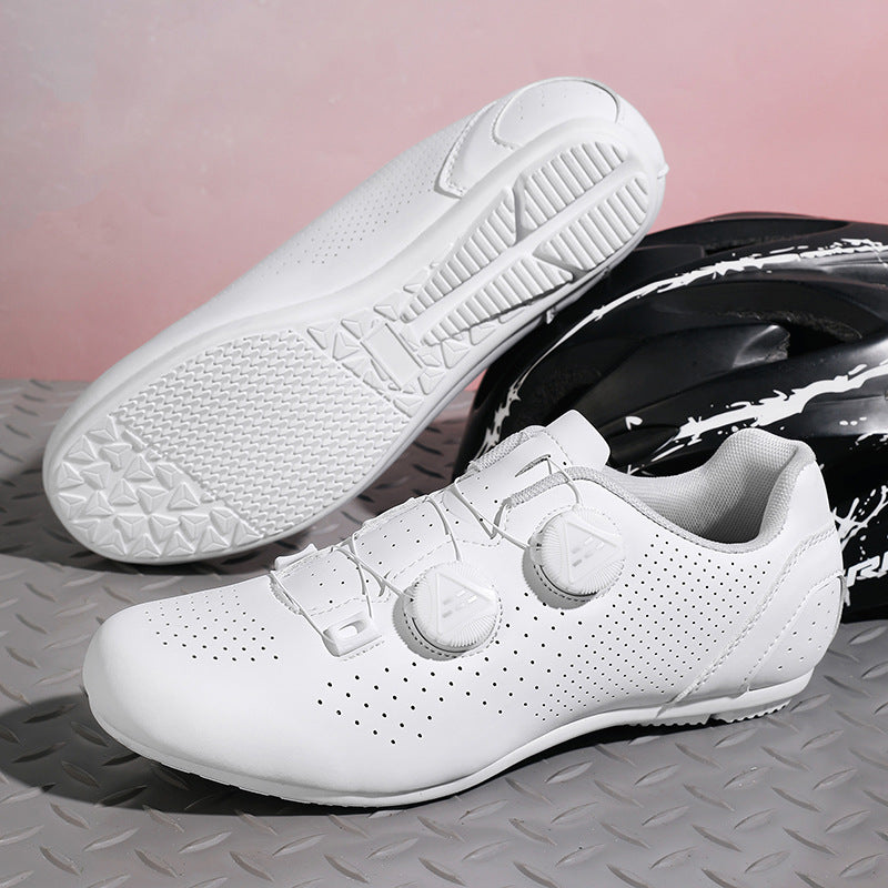 T168 Cross-border New Lockless Cycling Shoes Men's Road Car Lock Shoes Breathable Bicycle Shoes Non-lock Mountain Bicycle Shoes
