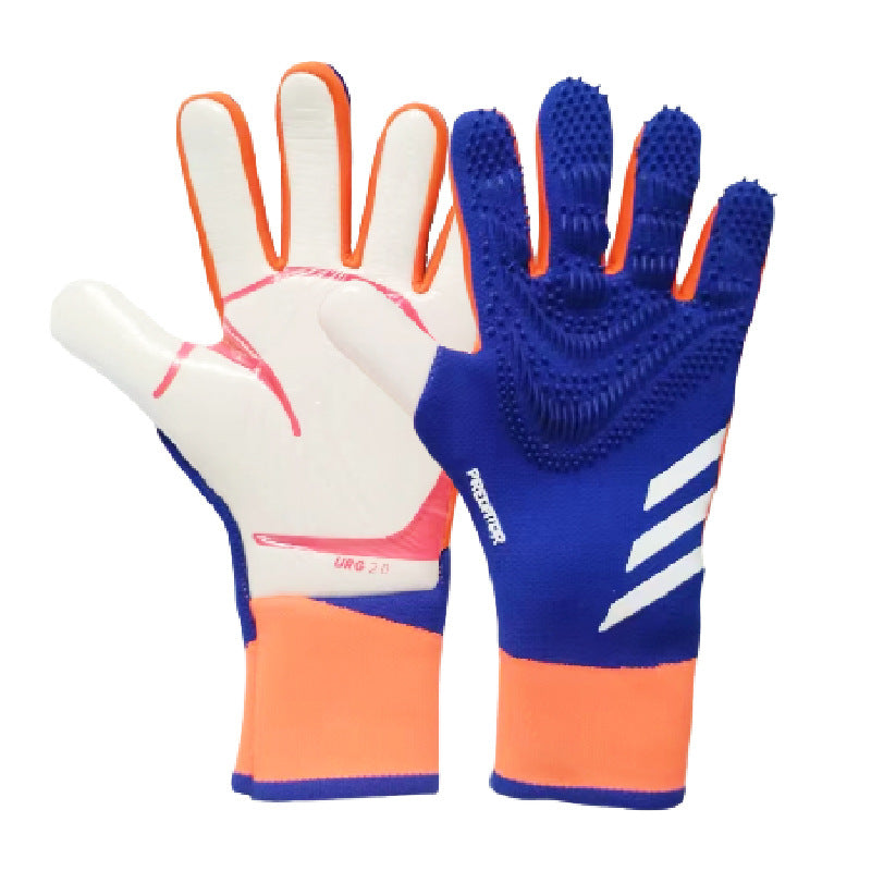 Falcon Football Professional Adult and Kidsren Latex Finger Protection Comfortable Breathable Wear-resistant Thickeneded Goalkeeper Gloves Goalkeeper