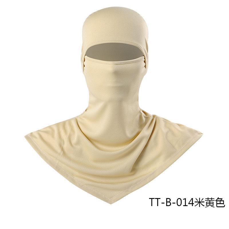 Summer Fishing Full Face Sun Protection Mask Outdoor Dustproof and Anti-Uv Hood Breathable Quick-Drying Sweat-Absorbent Cycling Hood