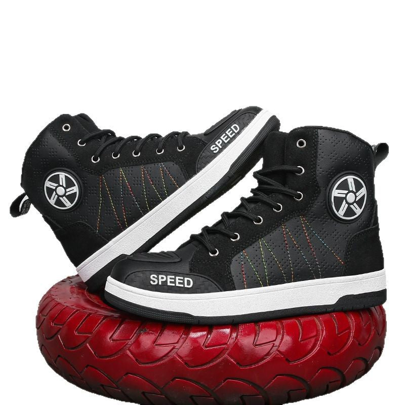 Motorcycle Shoes, Motorcycle Riding Shoes, Men's All-Season Off-Road Motorcycle Boots, Racing Short Boots, Off-Road Riding Short Boots