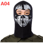 Cross-border manufacturers Halloween cs headgear call of duty personality ghost headgear windproof warm riding headgear mask
