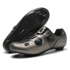 Cycling Shoes Outdoor Riding Shoes Non-Lock Rubber Sole Road Sole Mountain Sole Outdoor Cross-Border Popular Double Buckle Lock Shoes