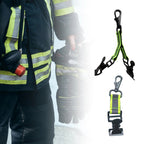 Cross-border fire gloves clip support with reflective nylon webbing firefighter gloves strap nylon webbing buckle