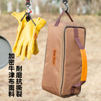 Outdoor Camping Toiletry Bag Tool Kit Storage Bag Portable Tableware Ground Peg Stove Ground Peg Wind Rope Camping Tote Bag