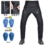VOLERO motorcycle anti-fall cycling pants waterproof windproof breathable elastic high waist motorcycle anti-fall pants silicone protection