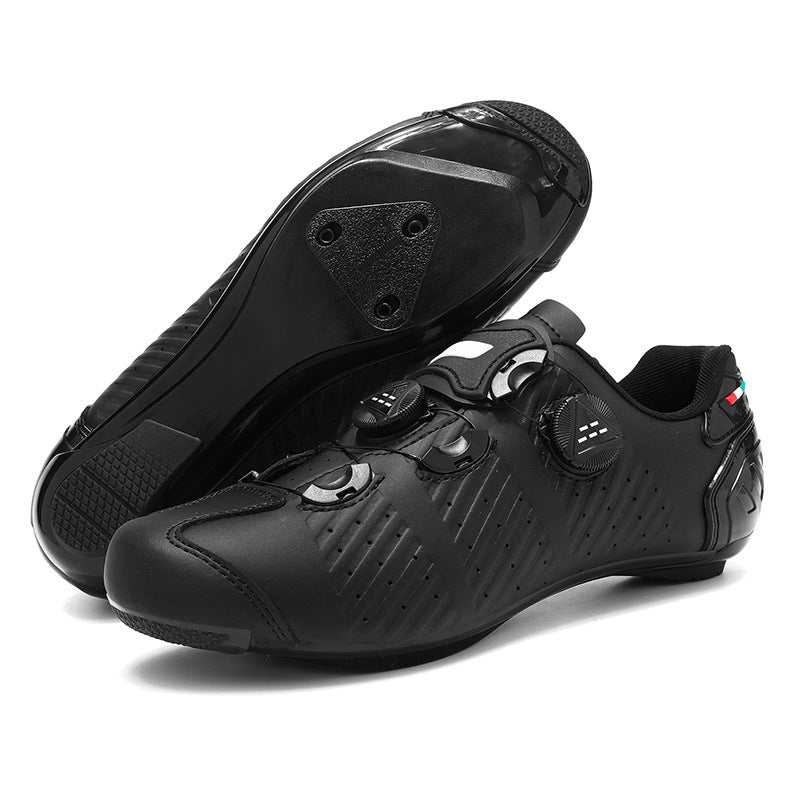 Road Bike Lock Shoes, Bicycle Riding Shoes, Lock-Free Summer Hard-Soled Mountain Bike Breathable and Wear-Resistant Professional Cycling Lock Shoes