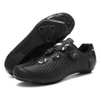 Road Bike Lock Shoes, Bicycle Riding Shoes, Lock-Free Summer Hard-Soled Mountain Bike Breathable and Wear-Resistant Professional Cycling Lock Shoes