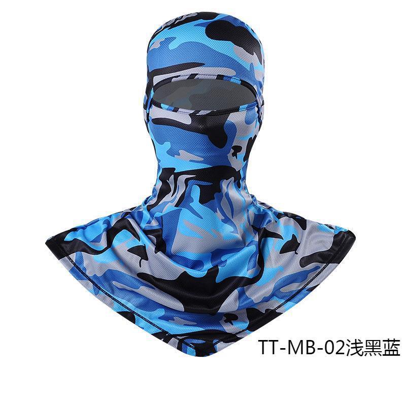Summer Fishing Full Face Sun Protection Mask Outdoor Dustproof and Anti-Uv Hood Breathable Quick-Drying Sweat-Absorbent Cycling Hood