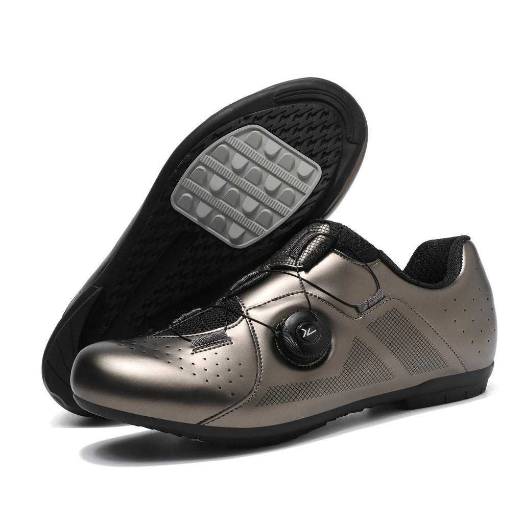 Cross-border foreign trade bicycle shoes cycling shoes men and women road bike lock shoes mountain bike breathable hard bottom wholesale