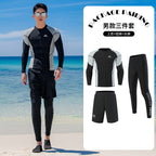 Diving suit women's new couple anti-DDoS swimsuit split long-sleeved trousers quick-drying surfing snorkeling suit jellyfish suit men