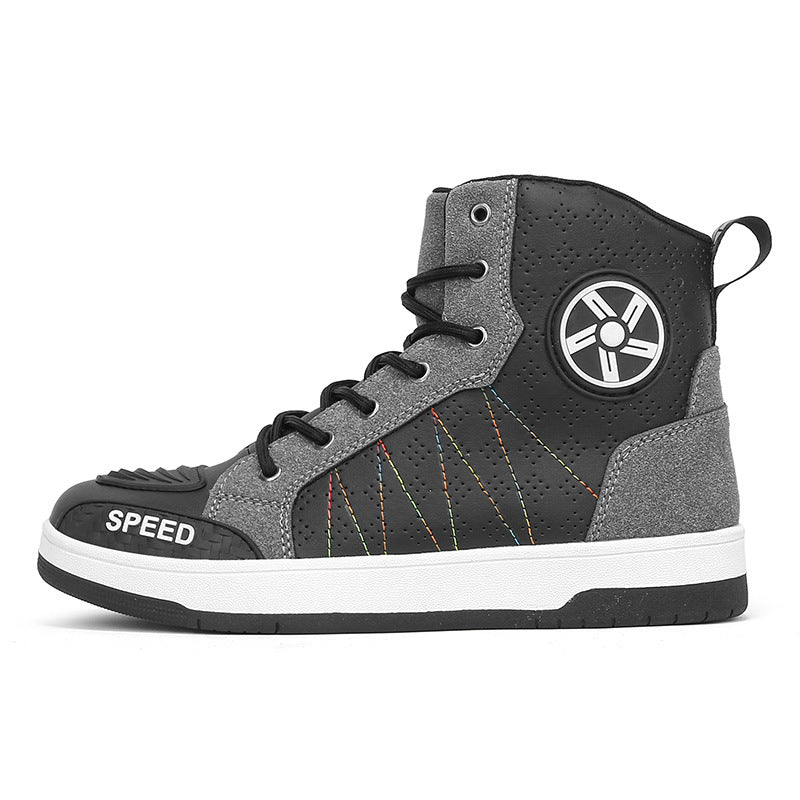 Motorcycle Shoes, Motorcycle Riding Shoes, Men's All-Season Off-Road Motorcycle Boots, Racing Short Boots, Off-Road Riding Short Boots